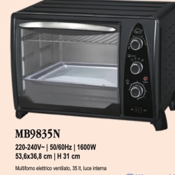 Forno Elettrico Ventilato 35 lt